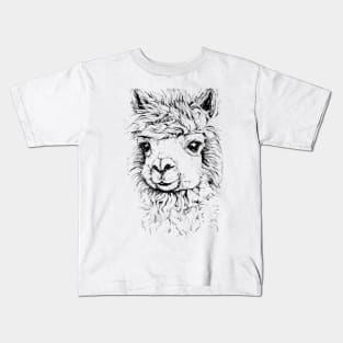 No Prob Llama T Shirt Funny Gift No Drama Alpaca Lammacorn Kids T-Shirt